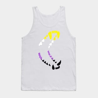 Wolf Teeth Pride: Non-binary Pride Tank Top